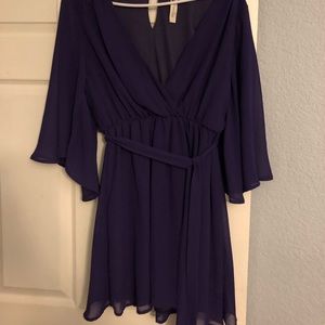 Pink Owl Purple Dress